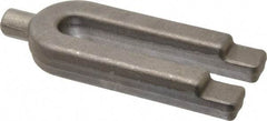 Gibraltar - 2" Wide x 7/8" High, Forged Steel, U Shaped Strap Clamp - 11/16" Stud, 5-1/2" Travel, 6" OAL, 5-1/2" Slot Length, 11/16" Slot Width - Americas Industrial Supply
