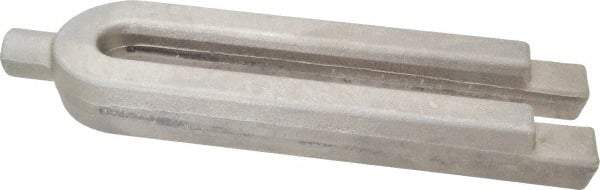 Gibraltar - 3-1/4" Wide x 1-3/8" High, Forged Steel, U Shaped Strap Clamp - 1-1/16" Stud, 11" Travel, 12" OAL, 11" Slot Length, 1-1/16" Slot Width - Americas Industrial Supply