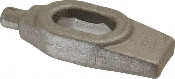 Gibraltar - 11/16" Stud, 1-3/8" Travel, Finger Clamp - 4" Long x 3/4" High x 1-5/8" Wide, Grade ASTM A521 & Class CA Forged Steel, 1/2" Diam - Americas Industrial Supply