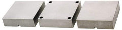 Kurt - 6" Jaw Width, 1.728" Jaw Height, Standard, Vise Jaw Set - Cast Iron, 3 Jaws, 6 HD & HDL Vise Compatibility - Americas Industrial Supply