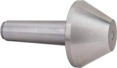 Riten - MT6 Taper Shank, 6-1/2" Head Diam Live Center - 4-5/16" Head Length, 3" Point Diam, 4-15/16" Point Len, 4,800 Lb Max Workpc, Bull Nose Point - Americas Industrial Supply
