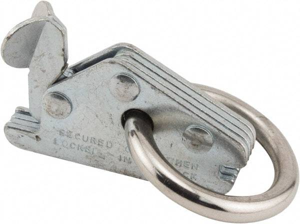 Erickson Manufacturing - 2' Long x 1-1/2" Wide, 6,000 Lb Basket Capacity, Steel Web Sling - Silver (Color) - Americas Industrial Supply