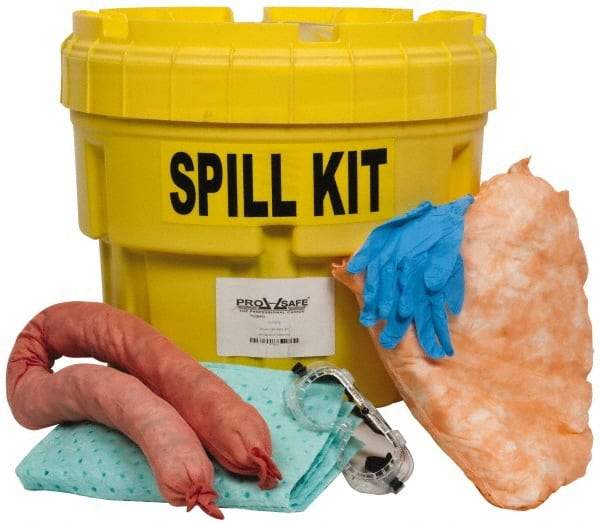 PRO-SAFE - Oil Only Spill Kit - 95 Gal Polyethylene Overpack Container - Americas Industrial Supply