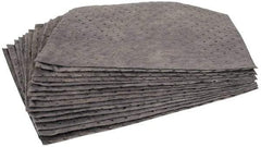 PRO-SAFE - 30 Gal Capacity per Package, Universal Pad - 17" Long x 15" Wide, Gray, Polypropylene - Americas Industrial Supply