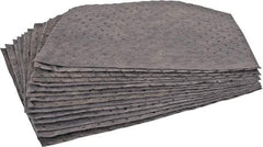 PRO-SAFE - 33 Gal Capacity per Package, Universal Pad - 17" Long x 15" Wide, Gray, Polypropylene - Americas Industrial Supply