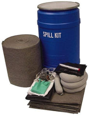 PRO-SAFE - Battery Acid Spill Kit - 30 Gal Polypropylene Drum - Americas Industrial Supply