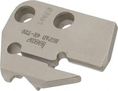 Iscar - 4 to 4.76mm Groove Width, 20mm Max Depth of Cut, Right Hand Cut, HGPAD Indexable Grooving Blade - DGN 4, GRIP 4.. Insert Style, Series Heli-Grip - Americas Industrial Supply