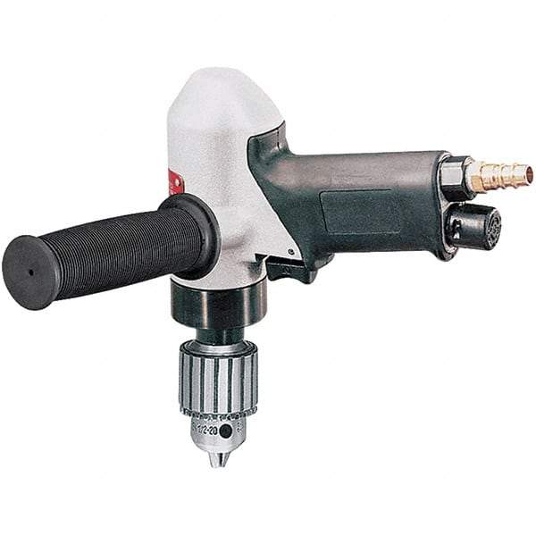 Dynabrade - 3/8" Keyed Chuck - Pistol Grip Handle, 20,000 RPM, 0.7 hp, 90 psi - Americas Industrial Supply