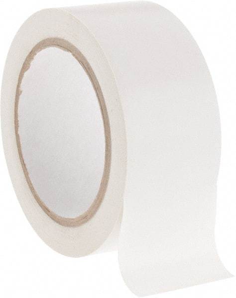 NMC - White Solid Color Vinyl Tape - 2" Wide x 108' Long x 0.002" Thick, General Traffic - Americas Industrial Supply