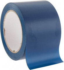NMC - Blue Solid Color Vinyl Tape - 3" Wide x 108' Long x 0.002" Thick, General Traffic - Americas Industrial Supply