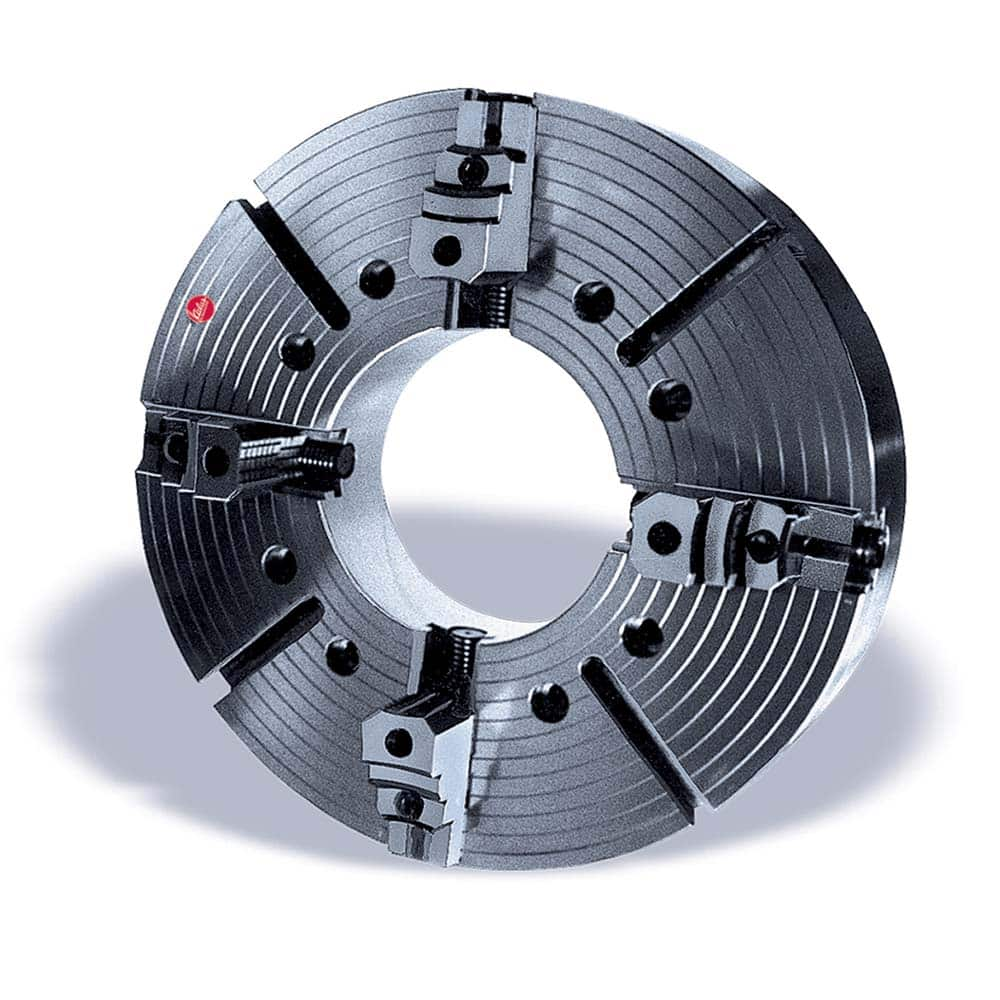 Atlas Workholding - Manual Lathe Chucks; Chuck Type: Independent ; Nominal Chuck Size: 36 ; Number of Jaws: 4 ; Mount: A2-20 ; Through-Hole Diameter (Decimal Inch): 12.5900 ; Body Material: Forged Steel - Exact Industrial Supply