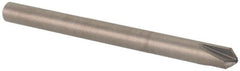 SGS - 1/8" Head Diam, 1/8" Shank Diam, 3 Flute 90° Solid Carbide Countersink - Americas Industrial Supply