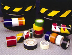 NMC - Blue Solid Color Vinyl Tape - 4" Wide x 30' Long x 0.002" Thick, General Traffic - Americas Industrial Supply
