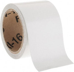 NMC - White Solid Color Vinyl Tape - 3" Wide x 30' Long x 0.002" Thick, General Traffic - Americas Industrial Supply