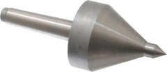 Riten - MT2 Taper Shank, 2-1/4" Head Diam 330 Lb Capacity Live Center - 5,000 Max RPM, 3-3/16" Head Length, 1/2" Point Diam, 3/4" Point Len, 330 Lb Max Workpc, 3-3/16" OAL, Pipe Nose Point - Americas Industrial Supply