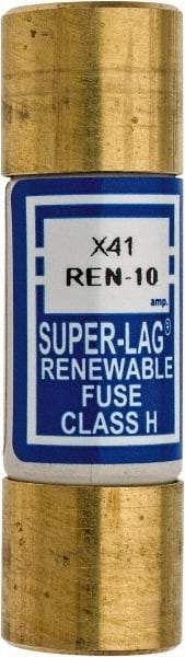 Cooper Bussmann - 250 VAC, 10 Amp, Time Delay Renewable Fuse - Fuse Holder Mount, 50.8mm OAL, 10 (RMS) kA Rating, 9/16" Diam - Americas Industrial Supply