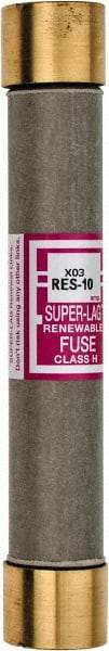 Cooper Bussmann - 600 VAC, 10 Amp, Time Delay Renewable Fuse - Fuse Holder Mount, 127mm OAL, 10 (RMS) kA Rating, 13/16" Diam - Americas Industrial Supply