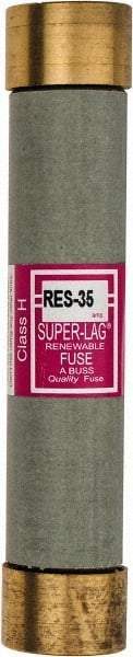 Cooper Bussmann - 600 VAC, 35 Amp, Time Delay Renewable Fuse - Fuse Holder Mount, 5-1/2" OAL, 10 (RMS) kA Rating, 1-1/16" Diam - Americas Industrial Supply