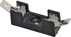 Cooper Bussmann - 1 Pole, 300 VAC/VDC, 30 Amp, Bolt-in Fuse Block - 1/4 Inch Diameter x 1-1/4 Inch Fuse Length, 2 Inch Long x 12.7mm Wide x 14.3mm High Block, 266°F - Americas Industrial Supply