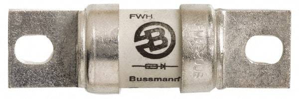 Cooper Bussmann - 500 VAC/VDC, 700 Amp, Fast-Acting Semiconductor/High Speed Fuse - Bolt-on Mount, 6-15/32" OAL, 200 (RMS Symmetrical), 50 at DC kA Rating, 2-1/2" Diam - Americas Industrial Supply