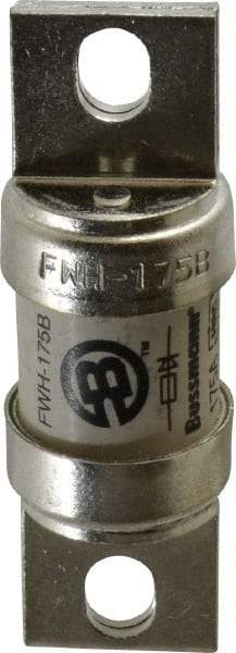 Cooper Bussmann - 500 VAC/VDC, 175 Amp, Fast-Acting Semiconductor/High Speed Fuse - Bolt-on Mount, 3-5/8" OAL, 200 (RMS Symmetrical), 50 at DC kA Rating, 1-5/32" Diam - Americas Industrial Supply