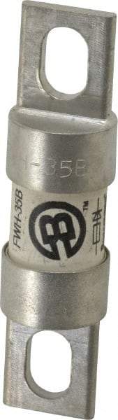 Cooper Bussmann - 500 VAC/VDC, 35 Amp, Fast-Acting Semiconductor/High Speed Fuse - Bolt-on Mount, 3-3/16" OAL, 200 (RMS Symmetrical), 50 at DC kA Rating, 13/16" Diam - Americas Industrial Supply