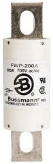 Cooper Bussmann - 700 VAC/VDC, 200 Amp, Fast-Acting Semiconductor/High Speed Fuse - Stud Mount Mount, 5-3/32" OAL, 200 (RMS), 50 at DC kA Rating, 1-1/2" Diam - Americas Industrial Supply