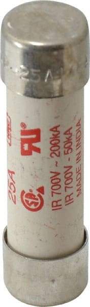 Cooper Bussmann - 690 VAC (IEC), 700 VAC (UL), 800 VDC, 25 Amp, Fast-Acting Semiconductor/High Speed Fuse - 50.8mm OAL, 200 (RMS), 50 at DC kA Rating, 9/16" Diam - Americas Industrial Supply