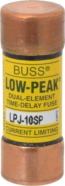 Cooper Bussmann - 300 VDC, 600 VAC, 10 Amp, Time Delay General Purpose Fuse - Fuse Holder Mount, 2-1/4" OAL, 100 at DC, 300 at AC (RMS) kA Rating, 13/16" Diam - Americas Industrial Supply
