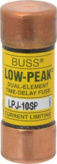 Cooper Bussmann - 300 VDC, 600 VAC, 10 Amp, Time Delay General Purpose Fuse - Fuse Holder Mount, 2-1/4" OAL, 100 at DC, 300 at AC (RMS) kA Rating, 13/16" Diam - Americas Industrial Supply