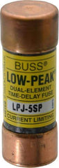 Cooper Bussmann - 300 VDC, 600 VAC, 5 Amp, Time Delay General Purpose Fuse - Fuse Holder Mount, 2-1/4" OAL, 100 at DC, 300 at AC (RMS) kA Rating, 13/16" Diam - Americas Industrial Supply