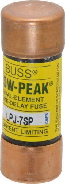 Cooper Bussmann - 300 VDC, 600 VAC, 7 Amp, Time Delay General Purpose Fuse - Fuse Holder Mount, 2-1/4" OAL, 100 at DC, 300 at AC (RMS) kA Rating, 13/16" Diam - Americas Industrial Supply