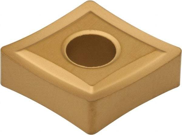 Hertel - CNMG432 M2 Grade HC325 Carbide Turning Insert - TiCN/Al2O3/TiN Finish, 80° Diamond, 1/2" Inscr Circle, 3/16" Thick, 1/32" Corner Radius - Americas Industrial Supply