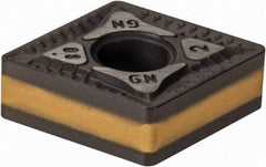 Iscar - CNMG432 GN Grade IC8150 Carbide Turning Insert - TiCN/Al2O3/TiN Finish, 80° Diamond, 1/2" Inscr Circle, 3/16" Thick, 1/32" Corner Radius - Americas Industrial Supply