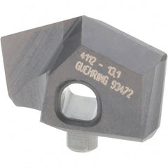 Guhring - Series 4112, 33/64" Diam Grade DK460UF Replaceable Drill Tip - Carbide, Nano-FIREX Finish, 130 Seat Size - Americas Industrial Supply