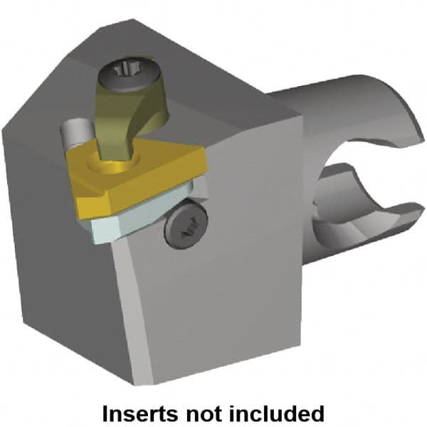 Kennametal - Insert Style LT 16ER, 25mm Head Length, Right Hand Cut, External Modular Threading Cutting Unit Head - System Size KM20, 12.5mm Center to Cutting Edge, Series LT Threading - Americas Industrial Supply