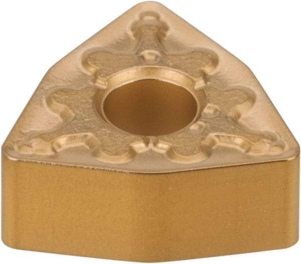 Tungaloy - WNMG332 TM Grade T9115 Carbide Turning Insert - TiCN/Al2O3 Finish, 80° Trigon, 3/8" Inscr Circle, 3/16" Thick, 1/32" Corner Radius - Americas Industrial Supply