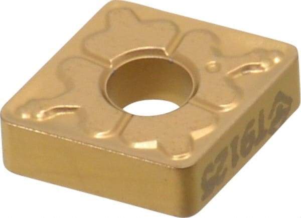 Tungaloy - CNMG322 TM Grade T9125 Carbide Turning Insert - TiCN/Al2O3 Finish, 80° Diamond, 3/8" Inscr Circle, 1/8" Thick, 1/32" Corner Radius - Americas Industrial Supply