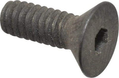 Holo-Krome - #5-40 UNC Hex Socket Drive, 82° Flat Screw - Alloy Steel, Black Oxide Finish, Fully Threaded, 3/8" OAL - Americas Industrial Supply