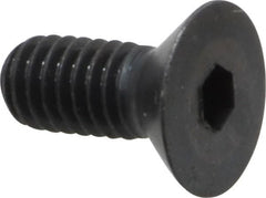 Holo-Krome - 5/16-18 UNC Hex Socket Drive, 82° Flat Screw - Alloy Steel, Black Oxide Finish, Fully Threaded, 3/4" OAL - Americas Industrial Supply