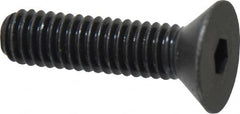 Holo-Krome - 5/16-18 UNC Hex Socket Drive, 82° Flat Screw - Alloy Steel, Black Oxide Finish, Fully Threaded, 1-1/4" OAL - Americas Industrial Supply