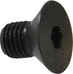 Holo-Krome - 5/16-24 UNF Hex Socket Drive, 82° Flat Screw - Alloy Steel, Black Oxide Finish, Fully Threaded, 1/2" OAL - Americas Industrial Supply