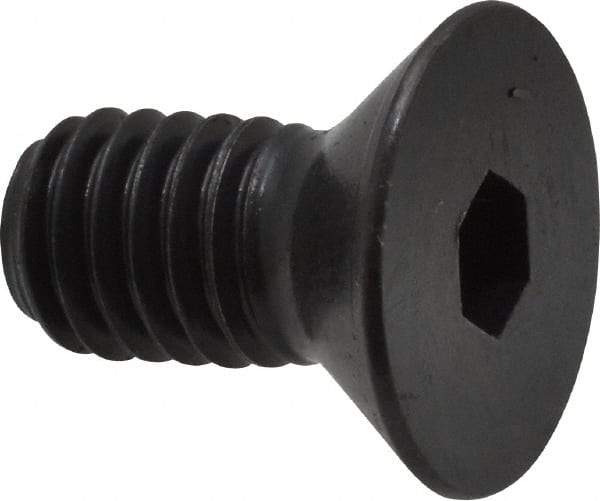 Holo-Krome - 3/8-16 UNC Hex Socket Drive, 82° Flat Screw - Alloy Steel, Black Oxide Finish, Fully Threaded, 3/4" OAL - Americas Industrial Supply