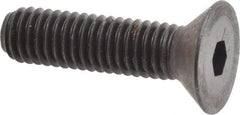 Holo-Krome - 3/8-16 UNC Hex Socket Drive, 82° Flat Screw - Alloy Steel, Black Oxide Finish, Fully Threaded, 1-1/2" OAL - Americas Industrial Supply