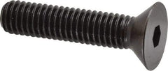 Holo-Krome - 3/8-16 UNC Hex Socket Drive, 82° Flat Screw - Alloy Steel, Black Oxide Finish, Fully Threaded, 1-3/4" OAL - Americas Industrial Supply
