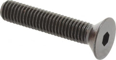 Holo-Krome - 3/8-16 UNC Hex Socket Drive, 82° Flat Screw - Alloy Steel, Black Oxide Finish, Fully Threaded, 2" OAL - Americas Industrial Supply