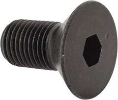 Holo-Krome - 3/8-24 UNF Hex Socket Drive, 82° Flat Screw - Alloy Steel, Black Oxide Finish, Fully Threaded, 3/4" OAL - Americas Industrial Supply