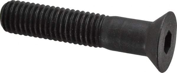 Holo-Krome - 1/2-13 UNC Hex Socket Drive, 82° Flat Screw - Alloy Steel, Black Oxide Finish, Partially Threaded, 2-1/2" OAL - Americas Industrial Supply