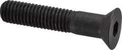 Holo-Krome - 1/2-13 UNC Hex Socket Drive, 82° Flat Screw - Alloy Steel, Black Oxide Finish, Partially Threaded, 2-1/2" OAL - Americas Industrial Supply