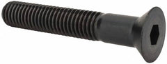 Holo-Krome - 1/2-13 UNC Hex Socket Drive, 82° Flat Screw - Alloy Steel, Black Oxide Finish, Partially Threaded, 3" OAL - Americas Industrial Supply